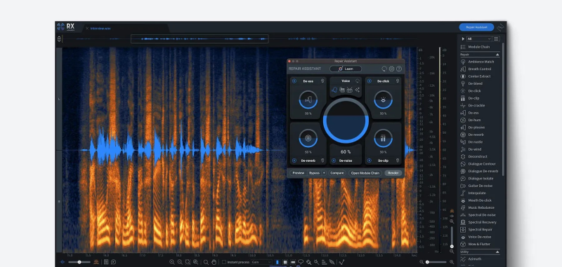 [MAC]  iZotope RX 10 Audio Editor Advanced For Mac v10.5.0高级音频编辑器-白河音频资源网